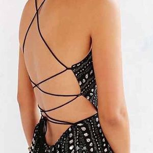 backless boho maxi dress
